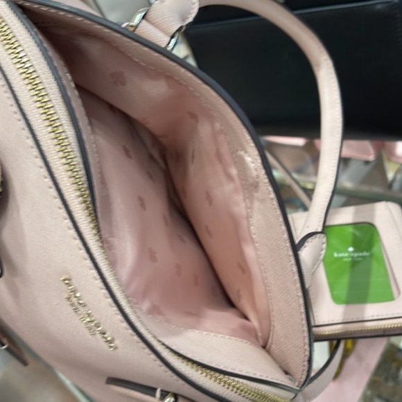 Kate Spade Reiley Large Dome Satchel & Cameron Small L-Zip Bifold Wallet - Picture 13 of 16